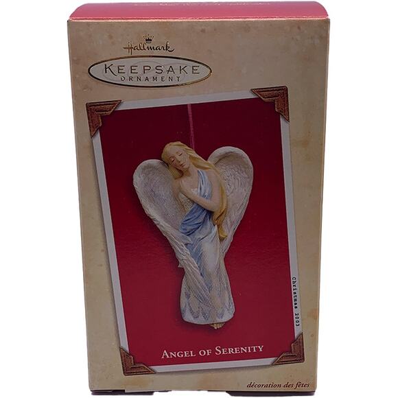 Hallmark Keepsake 2003 Angel of Serenity Collectible Christmas Ornament in Box - Picture 1 of 7